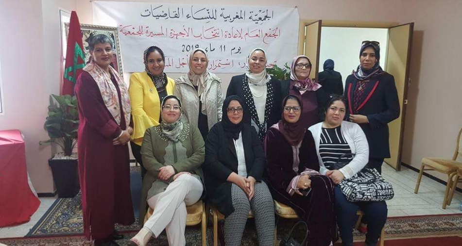 القاضية “عائشةآيت الحاج” تخلف “نجاة لوريكي” على رأس الجمعية المغربية للنساء القاضيات