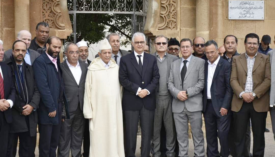 وفد استقلالي هام يزور مقبرتي يعقوب المنصور والشهداء بالرباط، للترحم على أرواح شهداء أحداث الرباط
