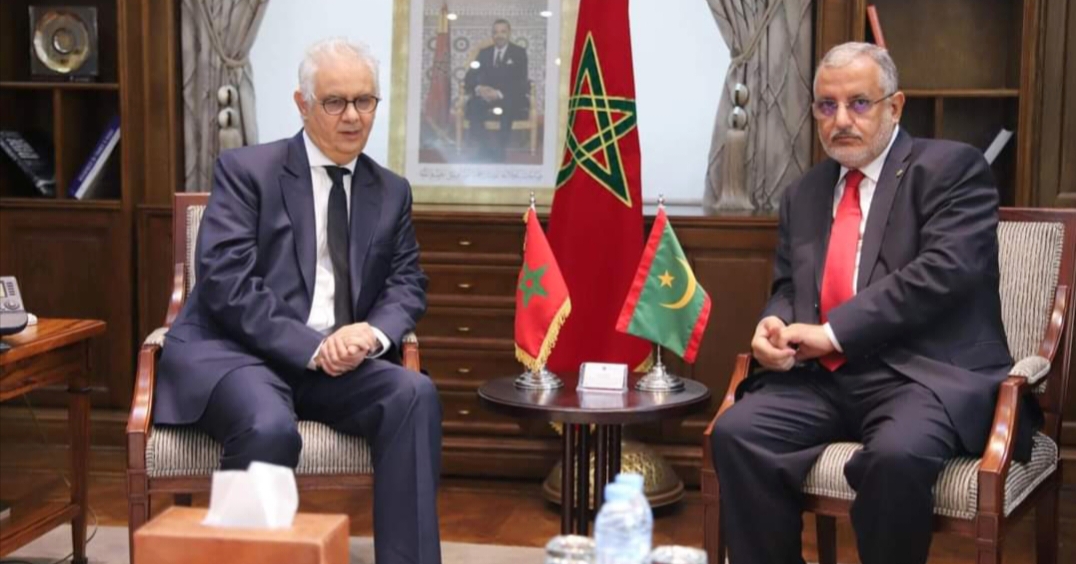 نزار بركة يستقبل نظيره وزير التجهيز والنقل بالجمهورية الإسلامية الموريتانية مرفوقا بسفير  موريتانيا بالرباط