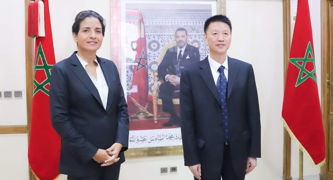 ليلى بنعلي تستقبل ” لي جينفا “نائب وزير الموارد الطبيعية بجمهورية الصين
