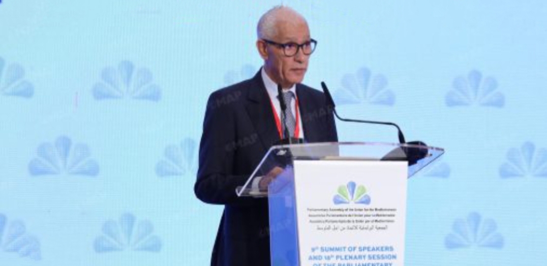 الطالبي العلمي نائب رئيس الجمعية البرلمانية للاتحاد من أجل المتوسط.. المغرب ينهج مقاربة إنسانية لقضية الهجرة